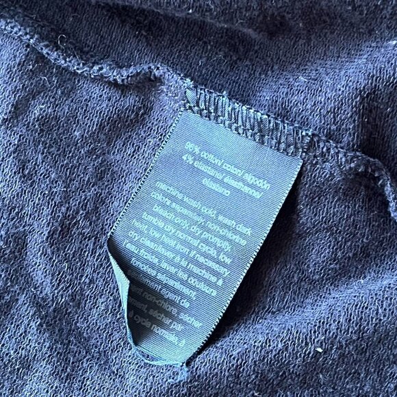 Tommy Hilfiger Jacket Womens Large Navy Blue Open Front Military Brass Buttons - Picture 6 of 8